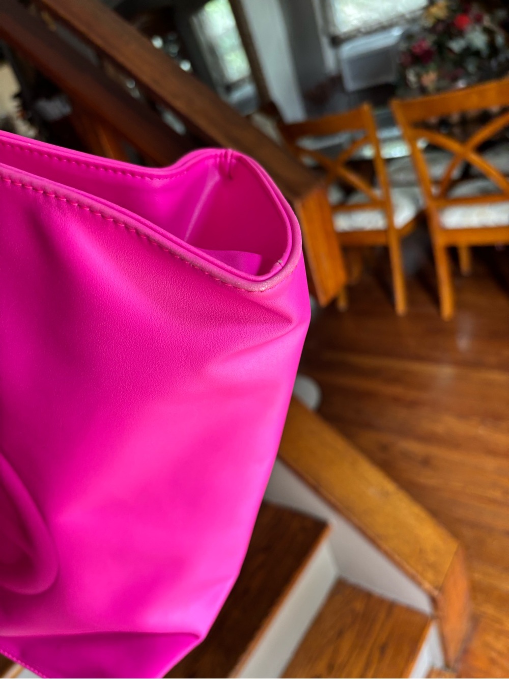 Telfar Azalea pink and Bronze Medium Shopping Totes - Picture 3 of 7